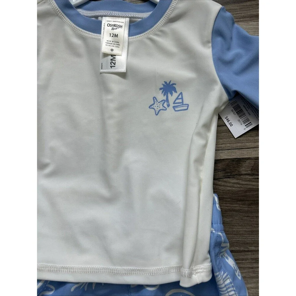 NWT Carters OskKosh Baby Boy 12 Months 6 Piece Summer Bundle
